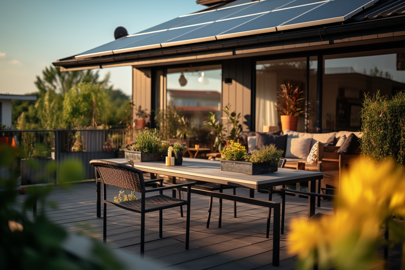 panneau solaire autonome : dispositif solaire installé pour produire de l'électricité indépendante