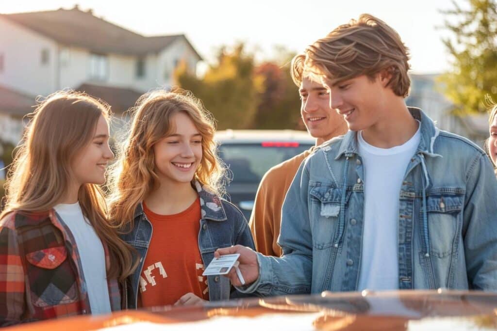 permis de conduire à 17 ans : jeune au volant lors de sa première conduite