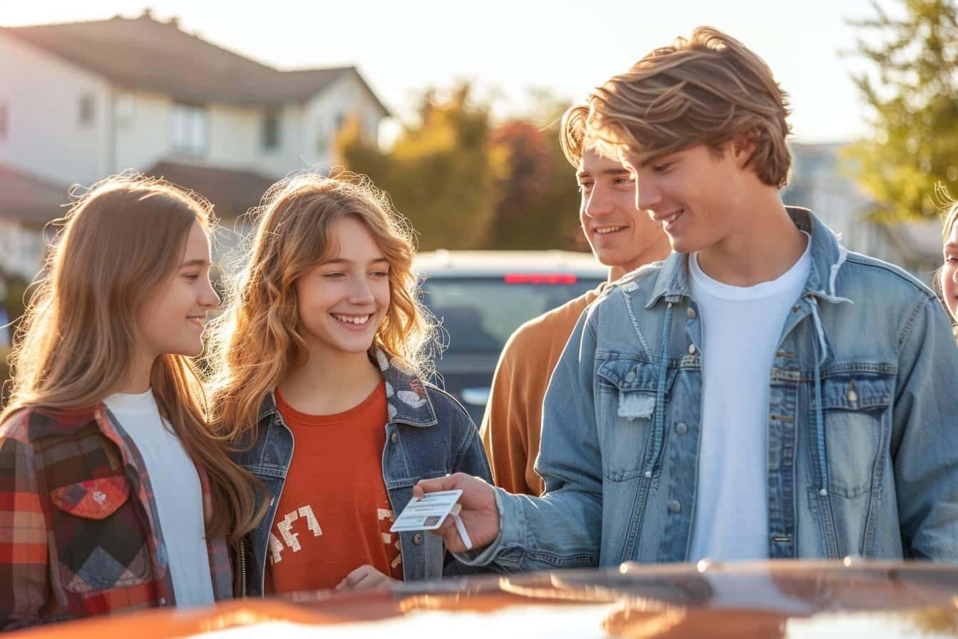 permis de conduire à 17 ans : jeune au volant lors de sa première conduite