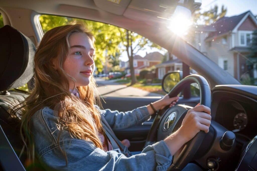 permis de conduire à 17 ans : jeune conducteur heureux avec clés de voiture