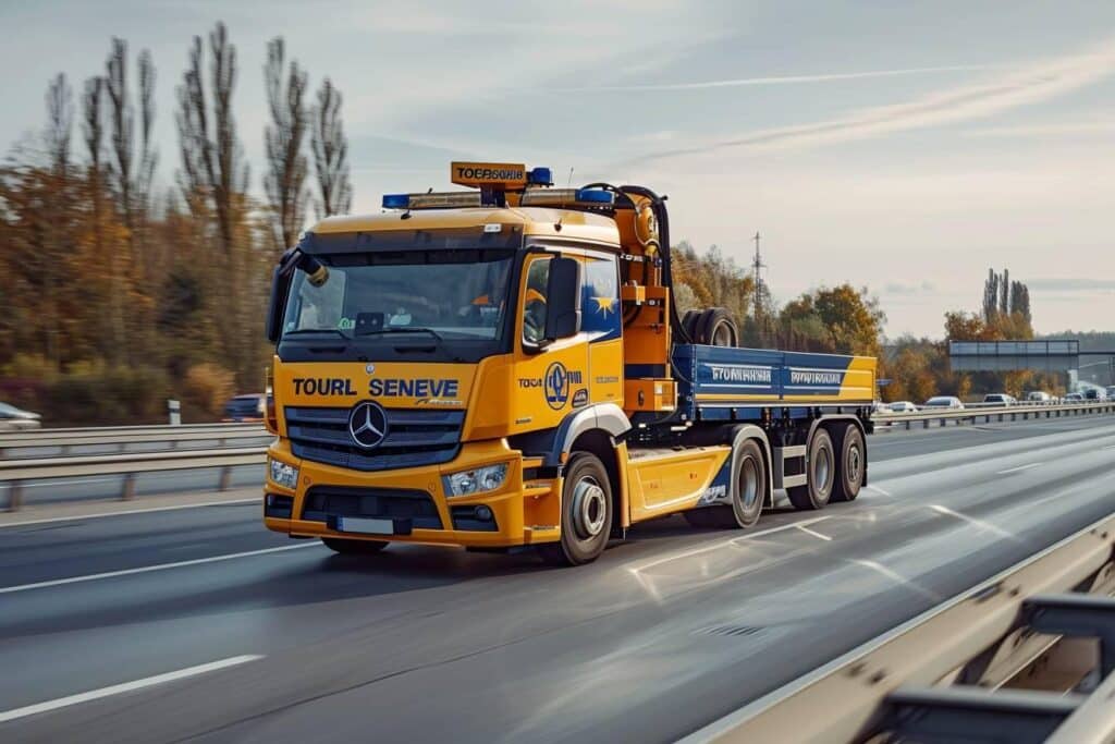 assistance auto : véhicule en panne recevant une aide de dépannage
