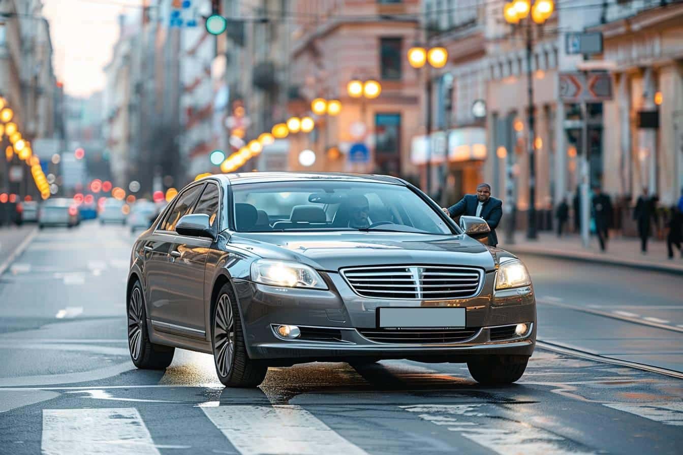 véhicule de courtoisie : voiture de prêt pour clients en réparation