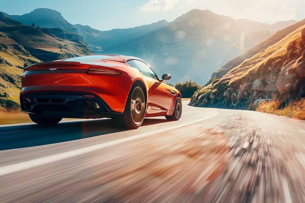 roues haute performance : image d'une voiture équipée de roues haute performance