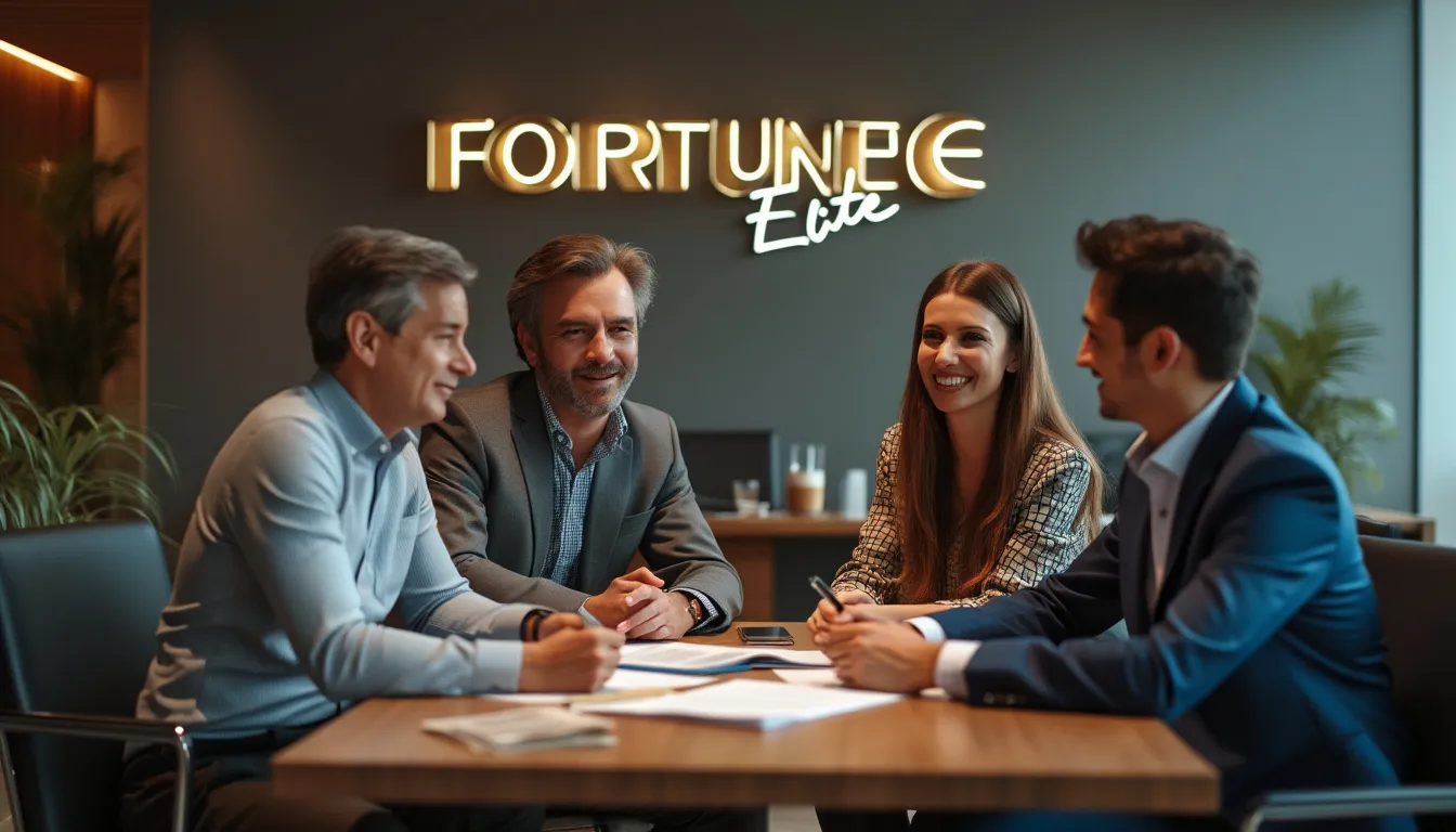 Fortuneo Elite : interface de l'application mobile de la banque en ligne Fortuneo Elite