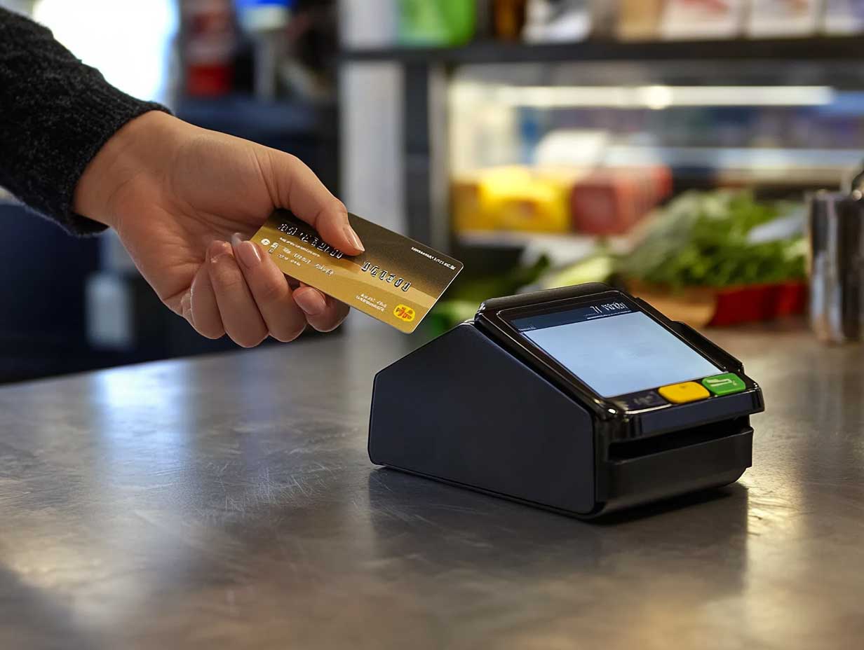 terminal de paiement virtuel : illustration d'un paiement en ligne sécurisé sur un ordinateur et un smartphone