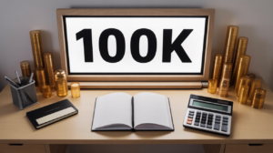 100k signification visuel bureau finance