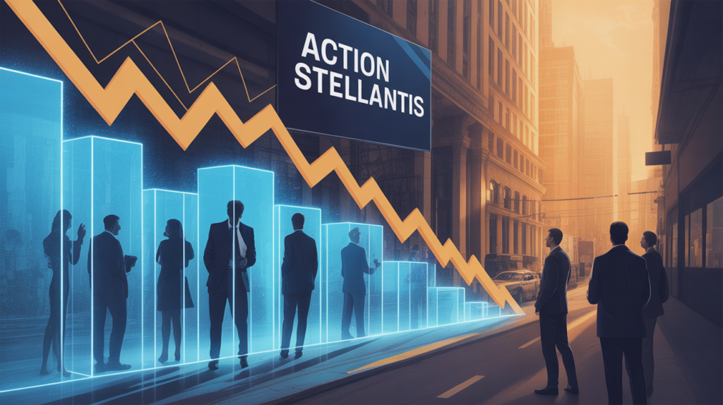 Graphique bourse action Stellantis investisseurs