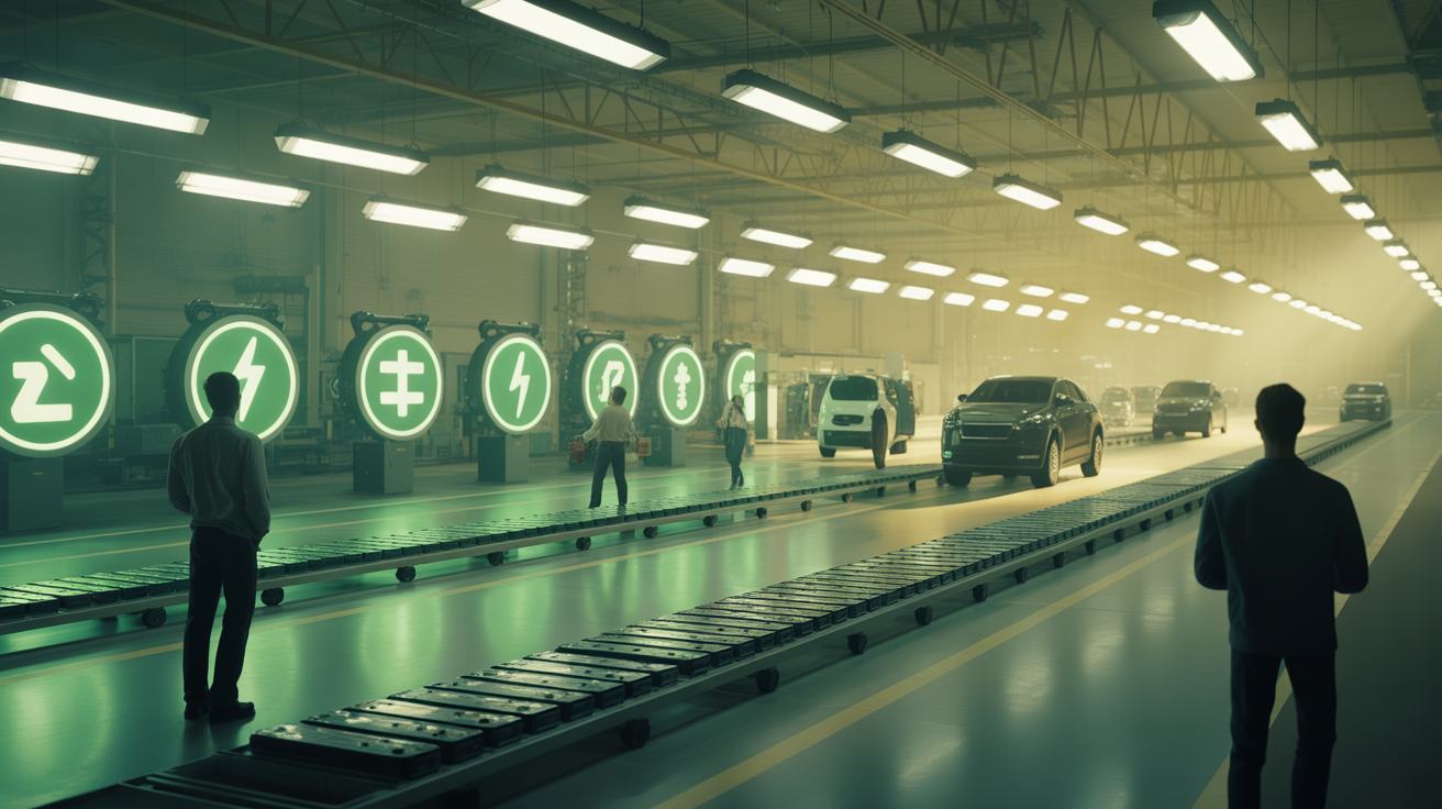 Usine voitures electriques action Stellantis ESG