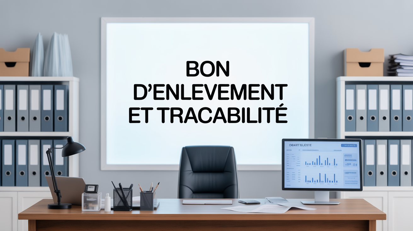Bon d enlèvement et traçabilité sur bureau direction pro