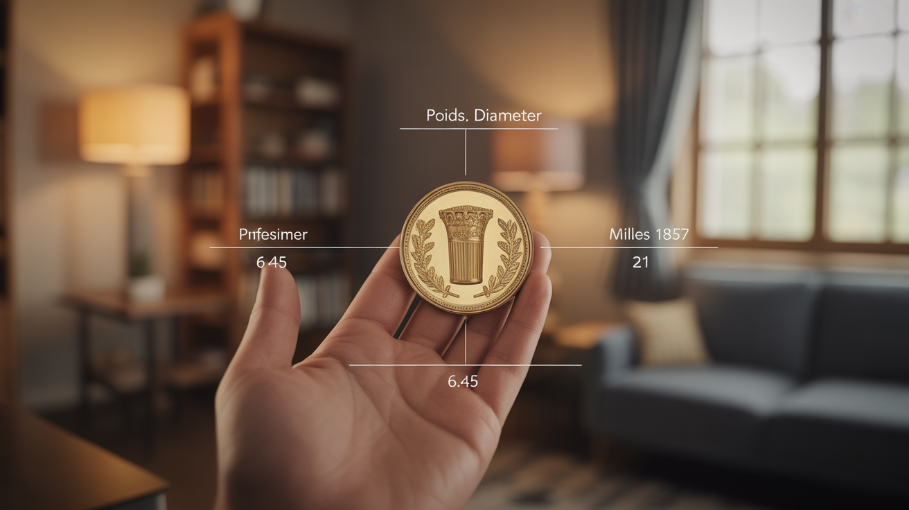 Identification Napoléon 20 francs 1857 or