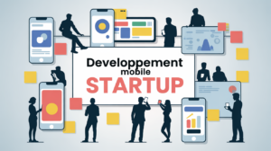 Equipe startup developpement mobile organisation