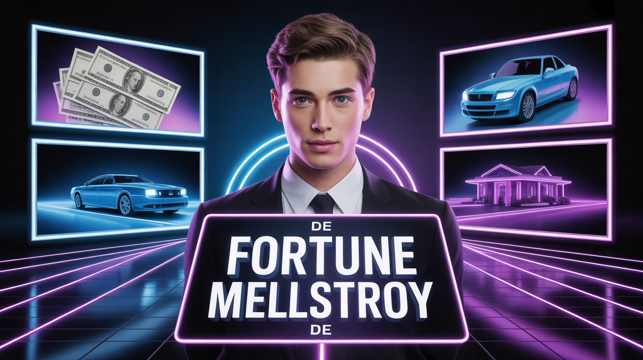 Fortune de Mellstroy streamer billets luxe digital