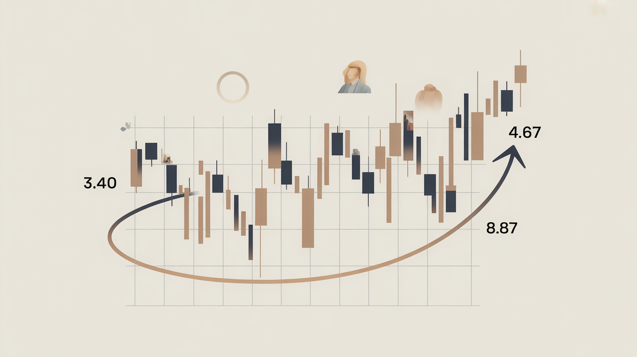 Graphique GENFIT analyse rebond boursier 2025
