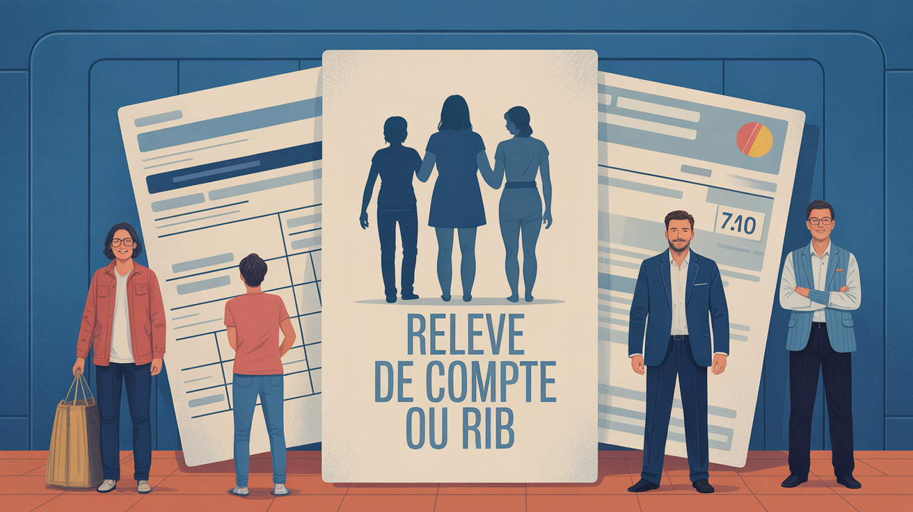 Illustration sécurité RIB relevé de compte