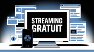 illustration streaming gratuit ordinateur smartphone pop-ups cadenas