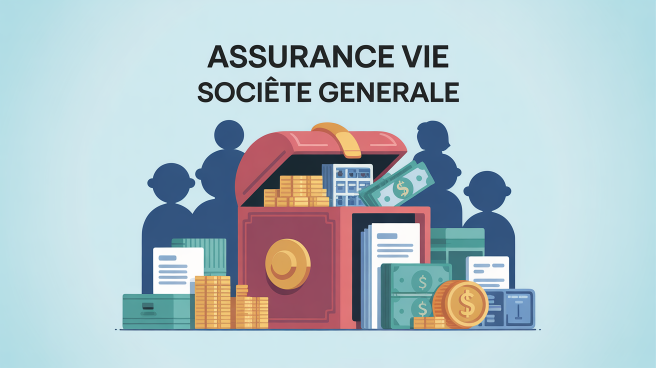 Coffre-fort assurance vie Société Générale famille documents argent