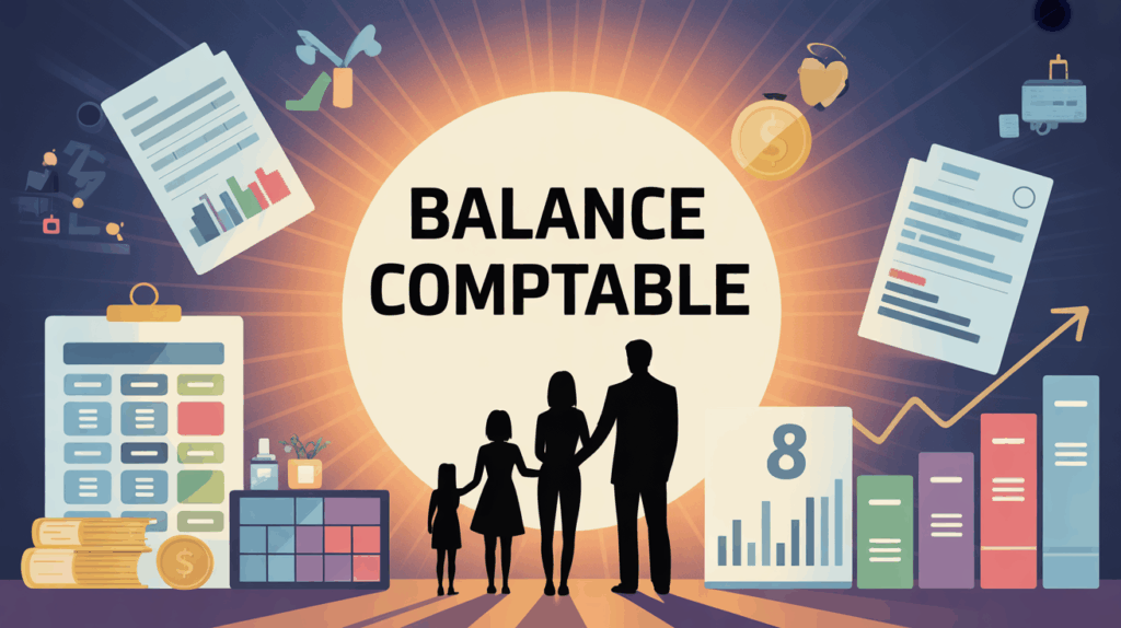 image balance comptable tableau famille entrepreneur
