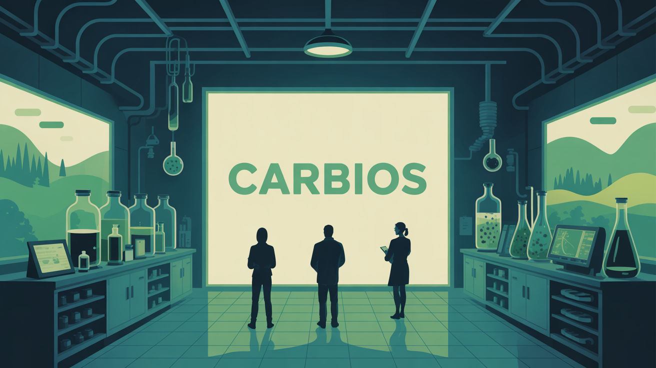 Carbios laboratoire biotechnologie et paysage vert