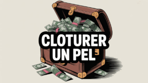 illustration coffre fort ouvert avec billets cloturer un PEL