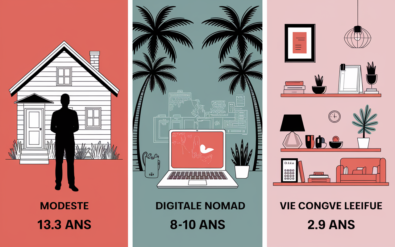 Tableau durée de vie 100 000 euros maison nomade confort