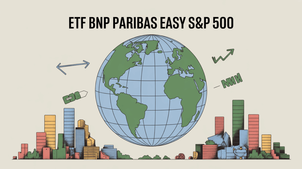 Illustration ETF BNP Paribas Easy S&P 500 globe diversification