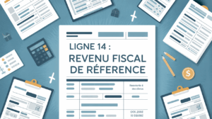 illustration document ligne 14 revenu fiscal de reference