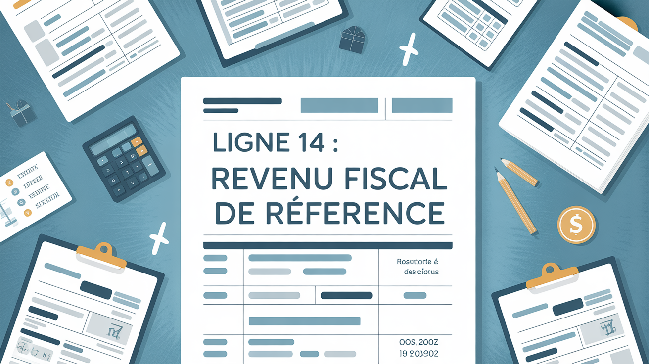 illustration document ligne 14 revenu fiscal de reference