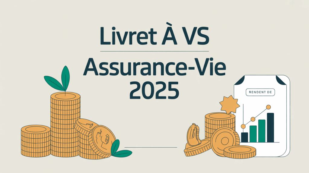 Comparatif visuel Livret A et assurance-vie 2025