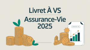 Comparatif visuel Livret A et assurance-vie 2025