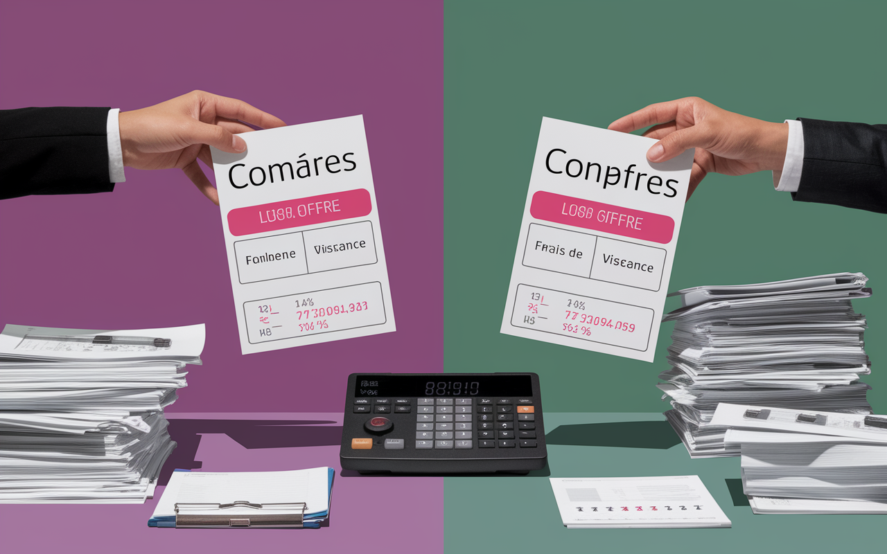 meilleure offre de courtier mains comparant offres