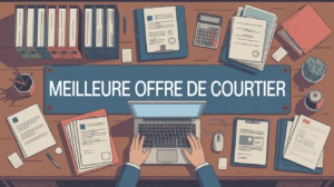 meilleure offre de courtier table de bureau simulation