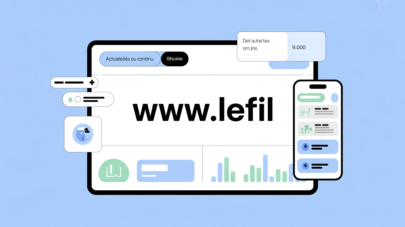 Vue wwwlefil actualites sur ordinateur et mobile