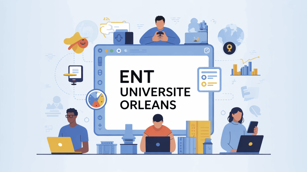 ENT Université Orléans portail digital
