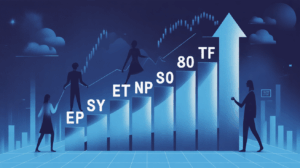 Graphique abstrait dynamique ETF BNP Paribas Easy S&P 500 UCITS
