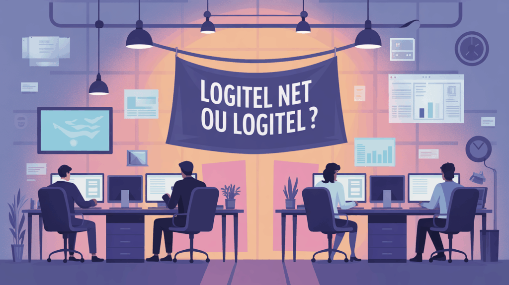 illustration comparatif Logitel Net vs LogiTel digital