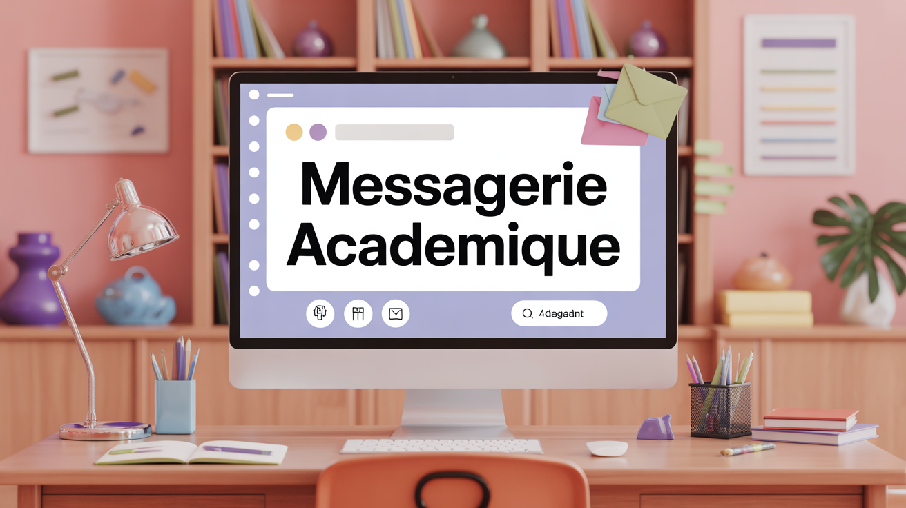 Bureau enseignant interface messagerie academique