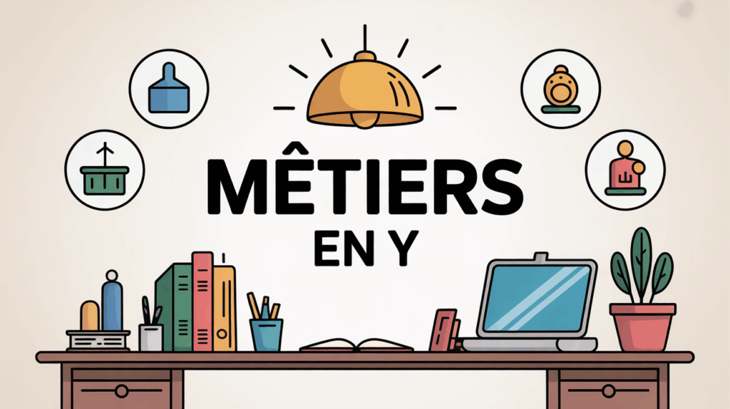 illustration metiers en y orientation moderne