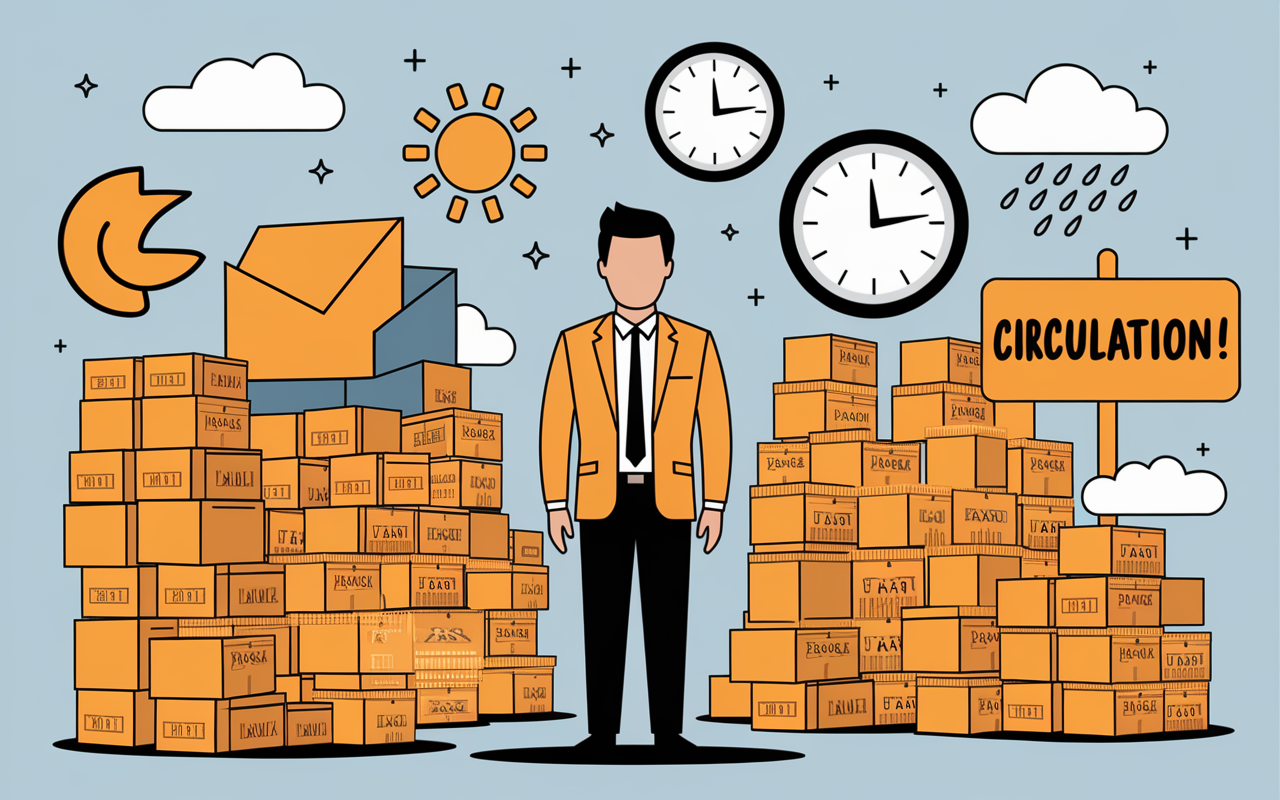 Facteur, colis, météo, panneaux circulation, variabilité horaires