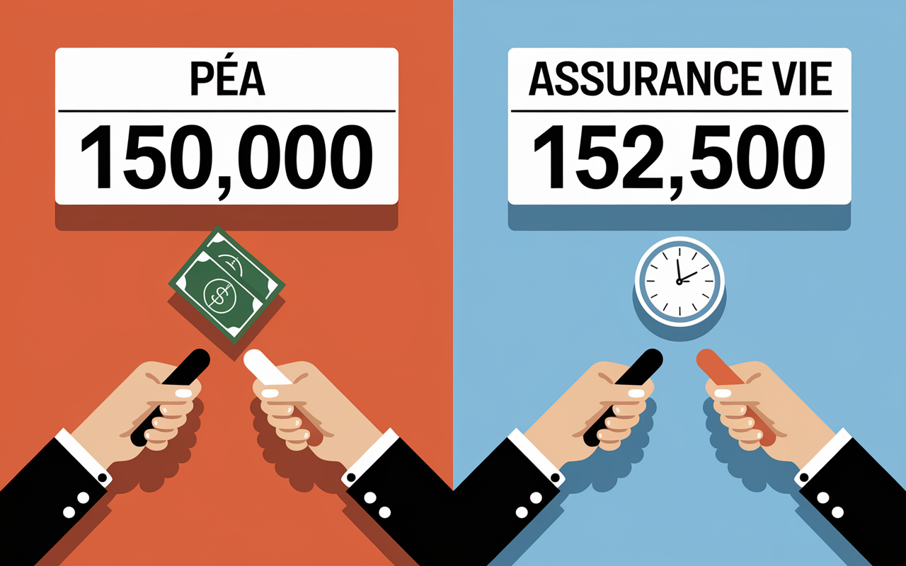 Tableau comparatif chiffres PEA Assurance Vie