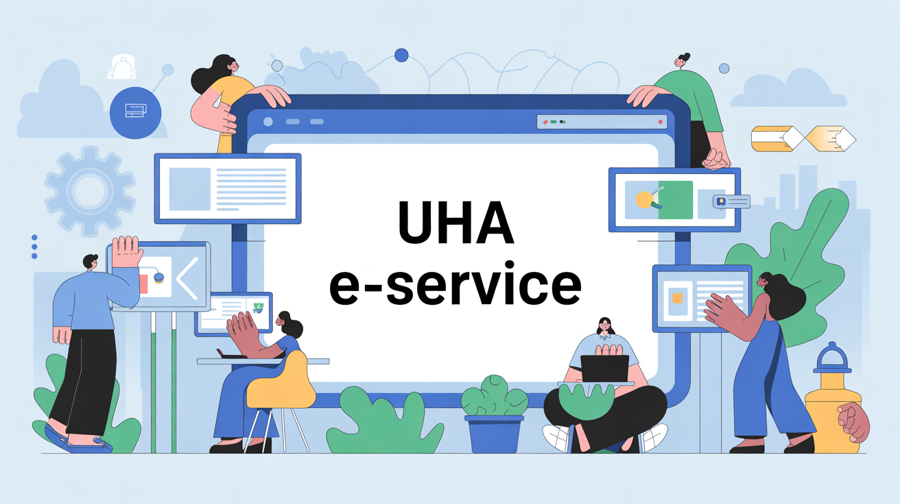 illustration portail UHA e-service sécurisé