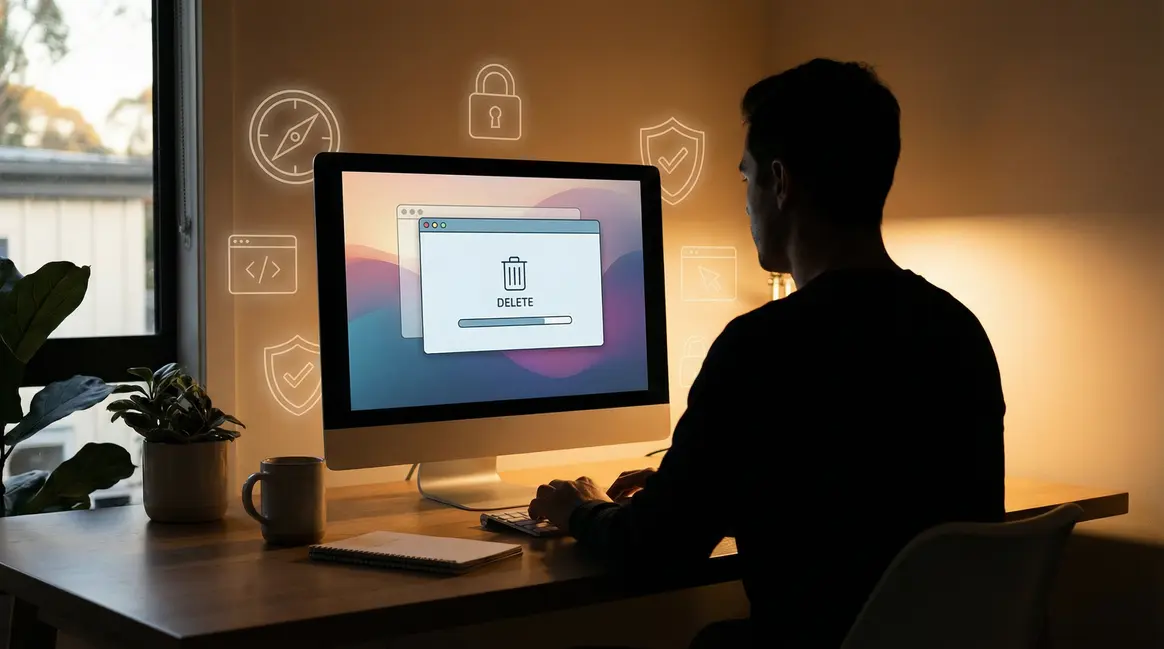 Effacer traces navigation web confidentialité ordinateur