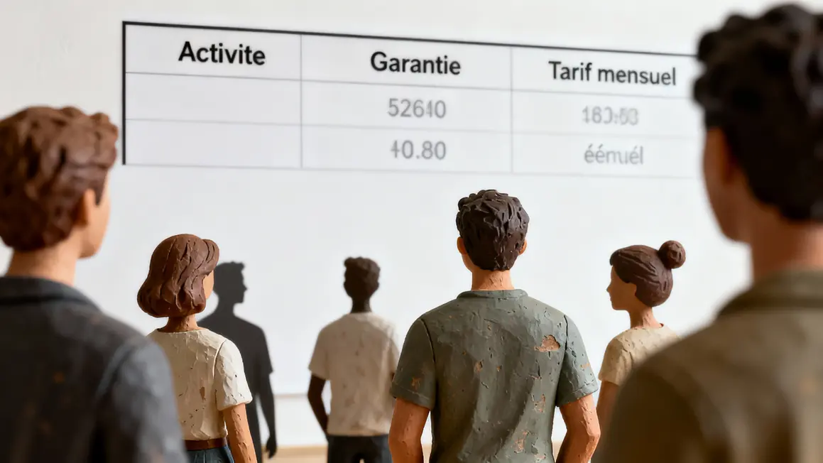 tableau tarif RC Pro auto-entrepreneur