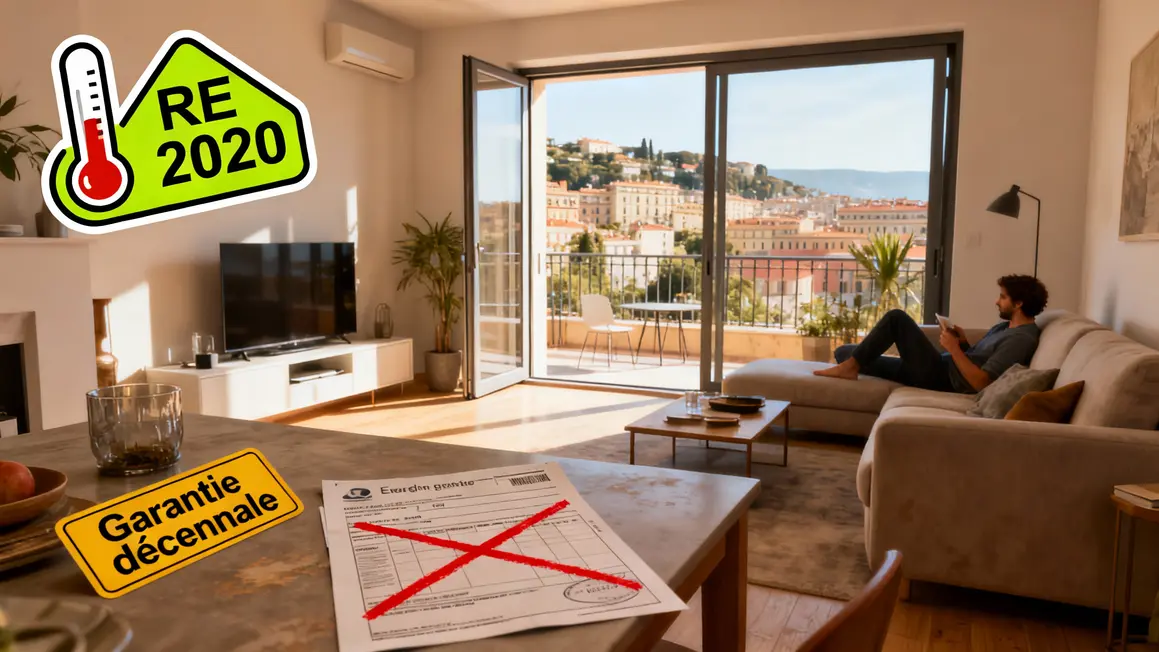 Salon neuf à Nice étiquette RE2020