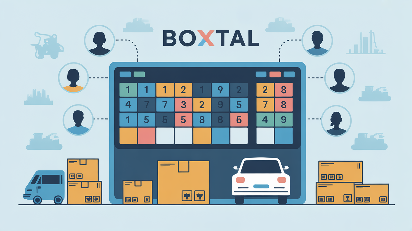 illustration boxtal plateforme logistique