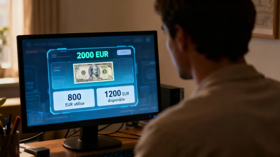 Exemple reserve argent 2000 EUR utilisation credit renouvelable