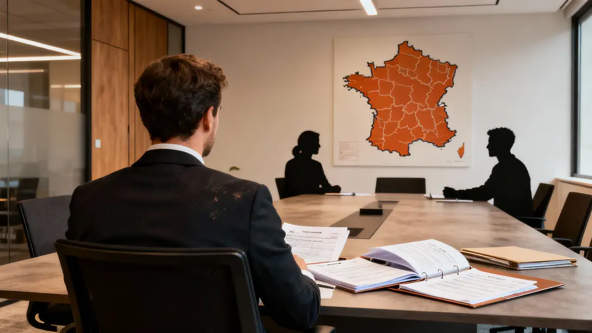 mandataire immobilier bureau dossiers contrats