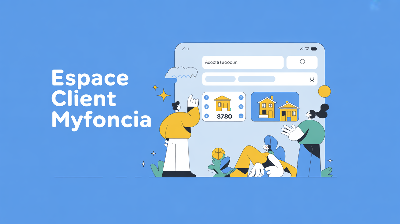 Interface espace client my foncia illustrée