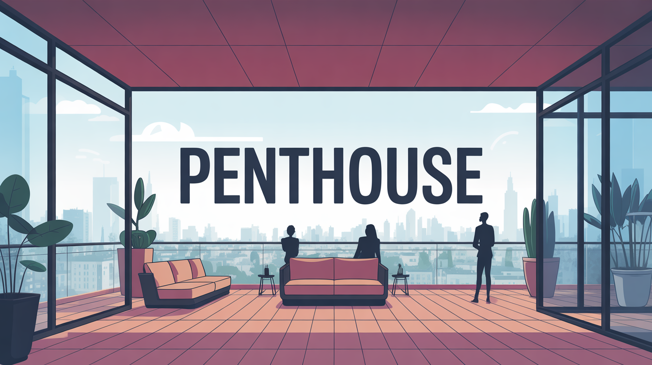 penthouse moderne avec vue panoramique