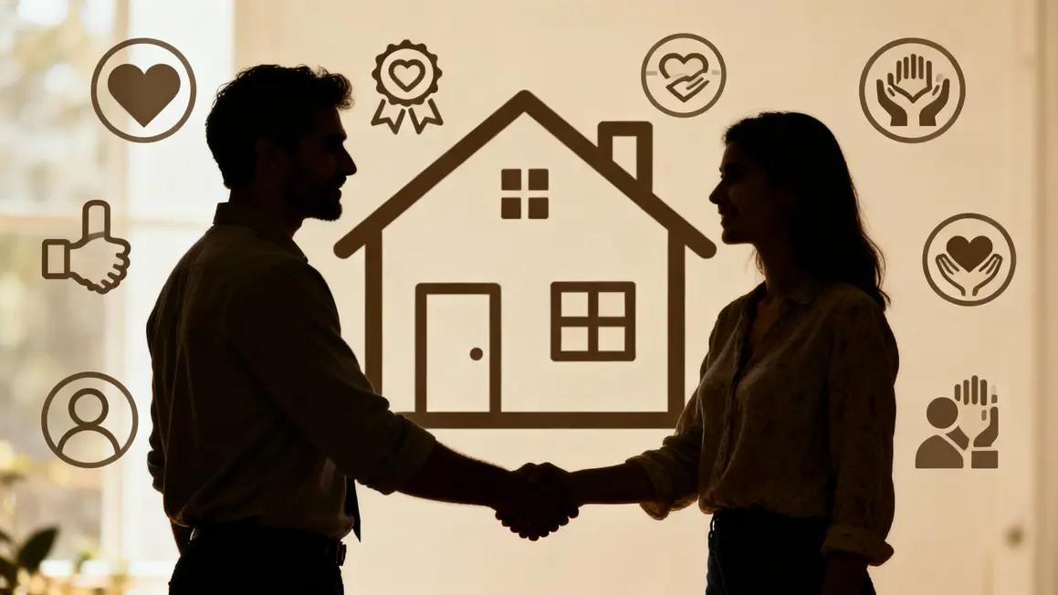 serrer main confiance immobilière