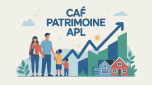 apl et epargne illustration famille graphique